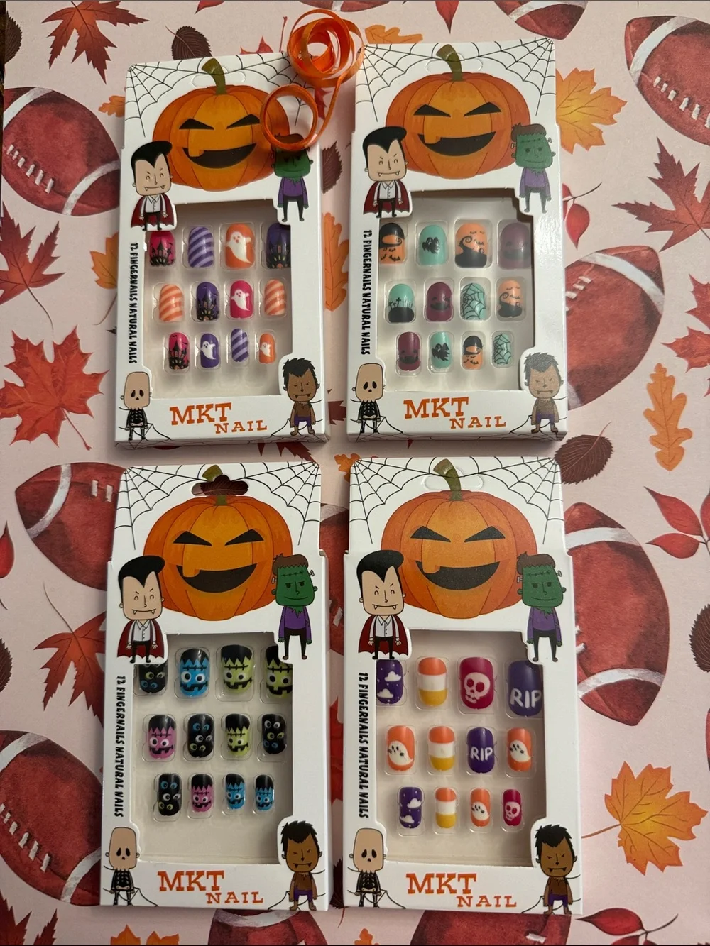 Kids Halloween Press-On Nails (Variety Available)